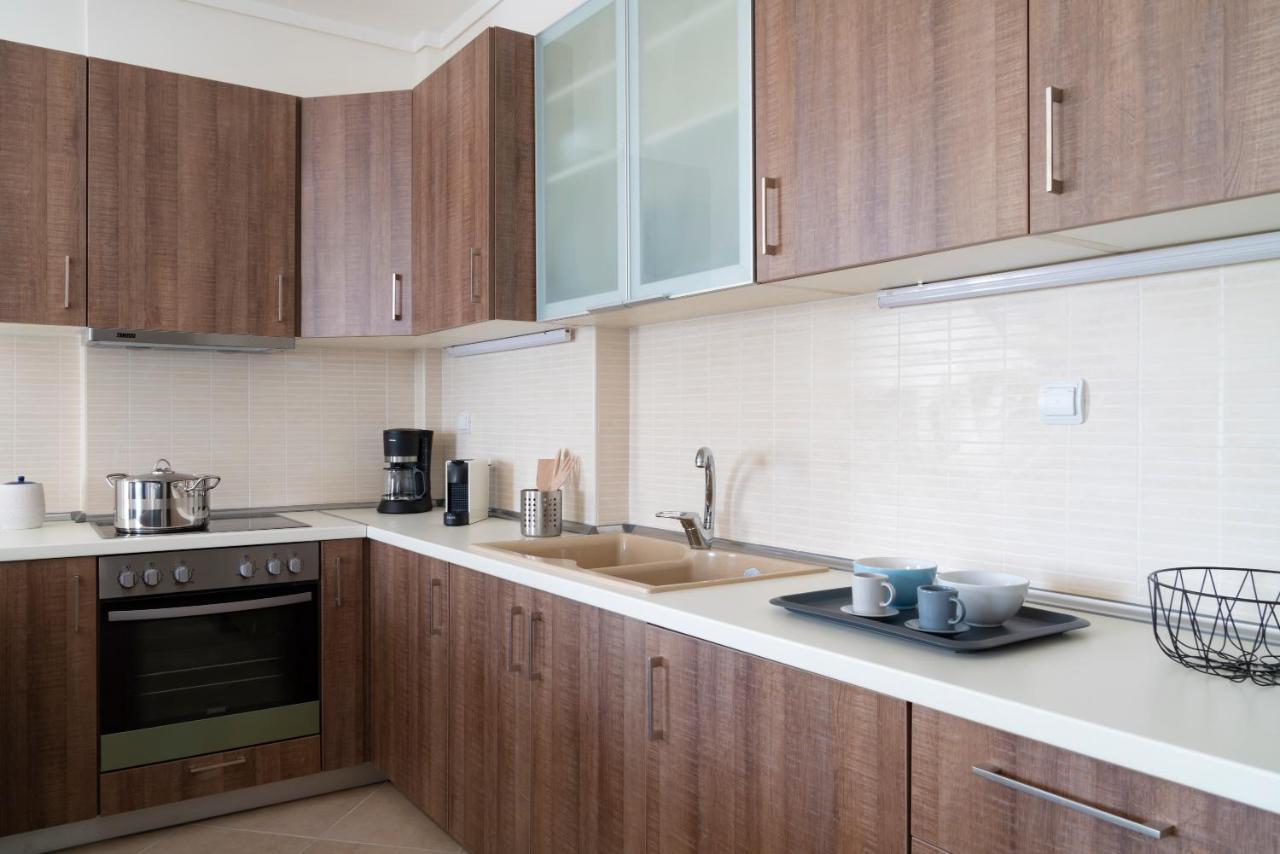 Alexandros Maisonettes & Apartments เนอามูดาเนีย ภายนอก รูปภาพ